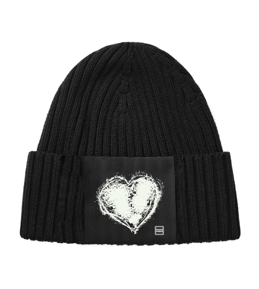 Street Heart Knitted Beanie